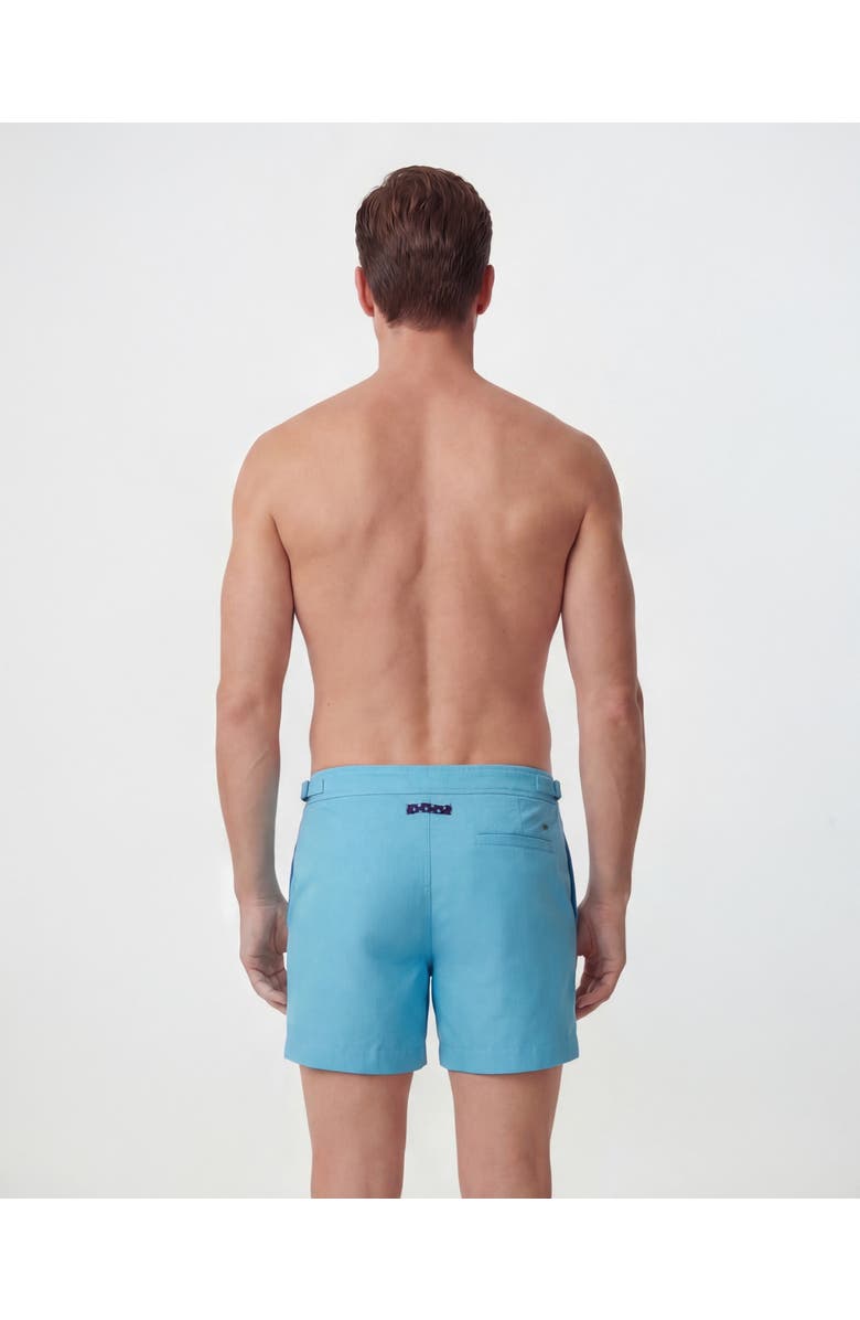 Lords of Harlech Oxford Mens Swim Tailored Short, Alternate, color, Oxford Teal