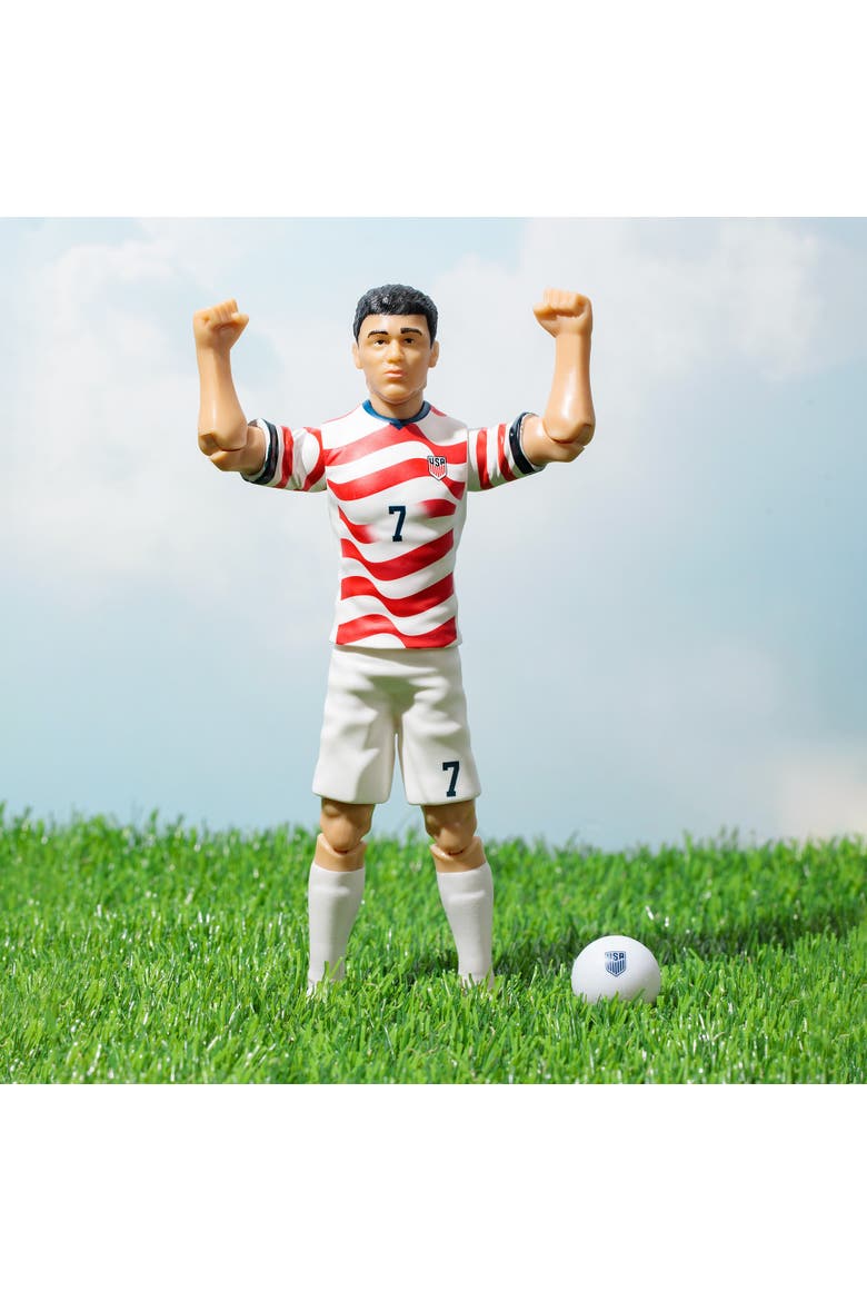 Sockers 2026 USMNT Gio Reyna 8" Soccer Action Figure, Alternate, color, Red