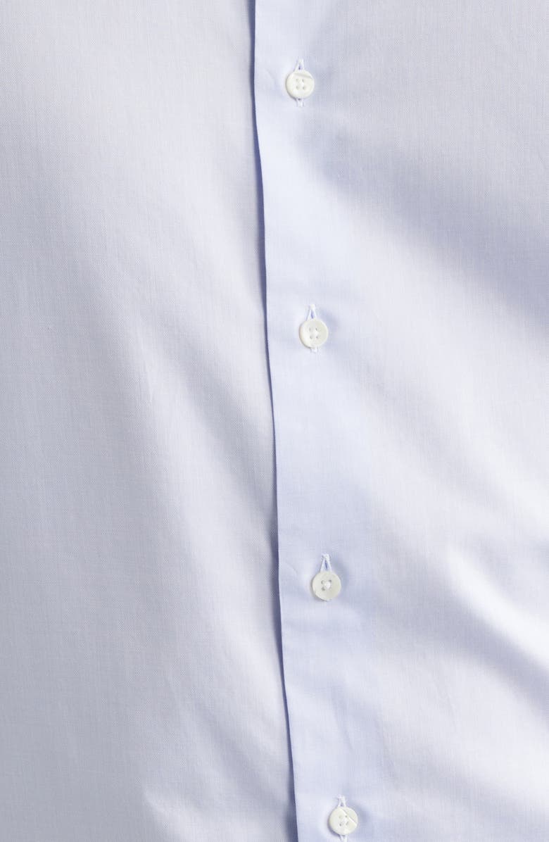 Canali Regular Fit Light Blue Cotton Oxford Cloth Dress Shirt, Alternate, color, Light Blue
