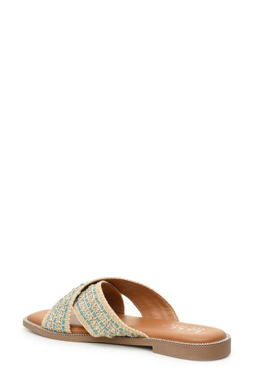 NICOLE MILLER NICOLE MILLER CRISS CROSS SLIDE SANDAL 