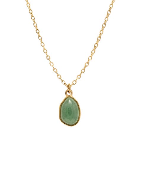 Puzzle Pebble Jade Stone Pendant Necklace