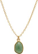 seree Puzzle Pebble Jade Stone Pendant Necklace
