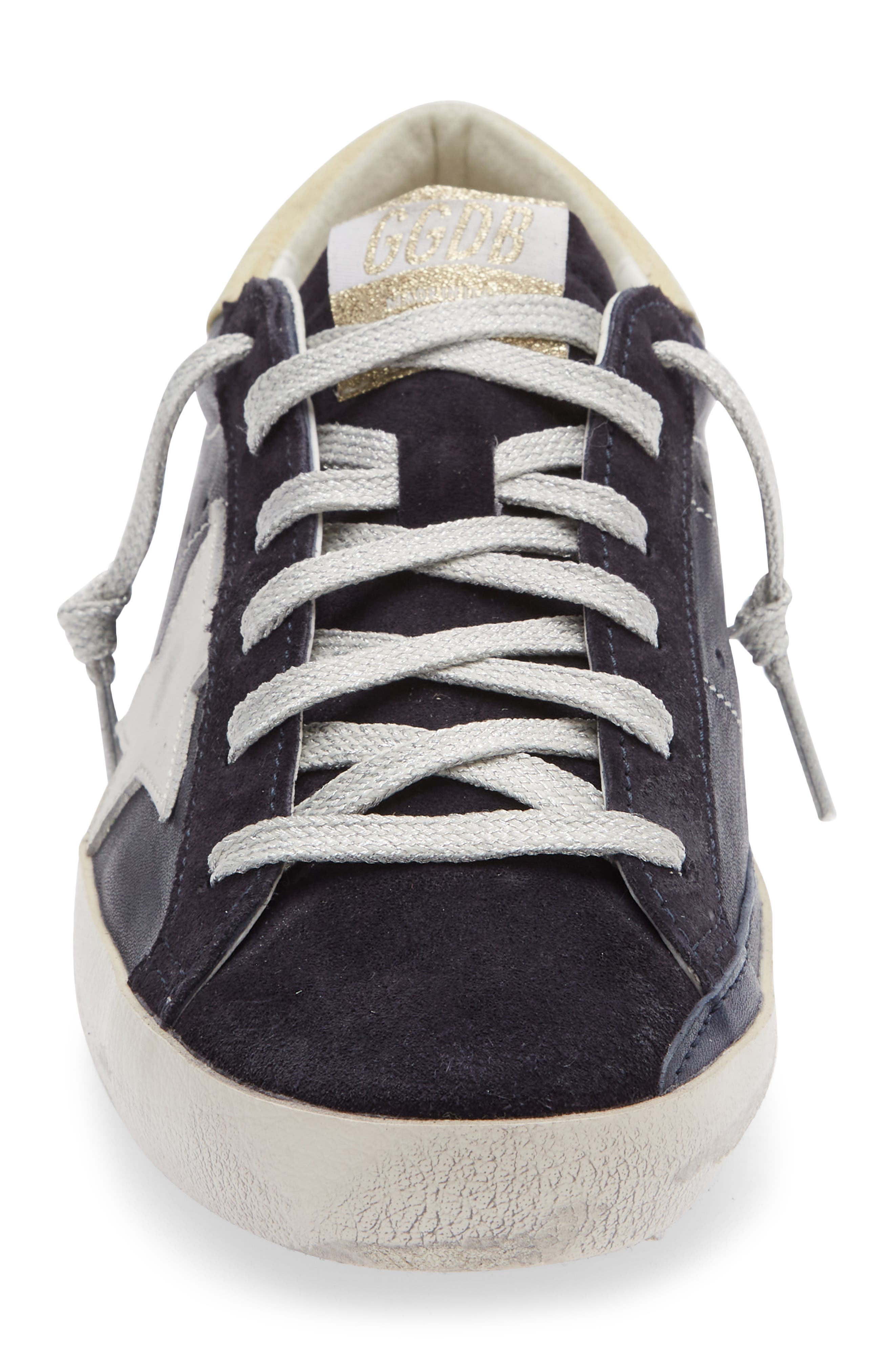 Golden Goose Super-Star Sneaker, Alternate, color, Navy Blue/ Butter/ Milk