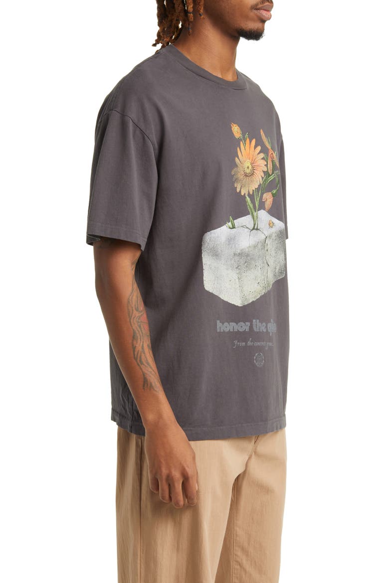Concrete 2.0 Cotton Graphic T-Shirt, Alternate, color, CHARCOAL