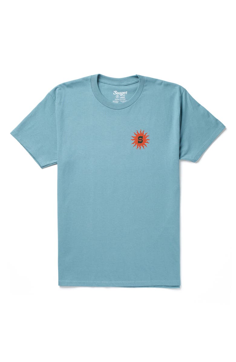 Seager Co Baja Cotton Graphic T-Shirt, Main, color, Ocean Breeze