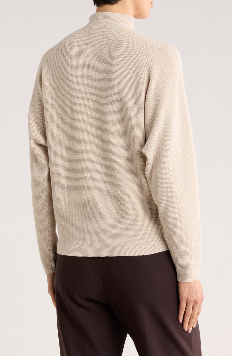 CYRUS Funnel Neck Dolman Sleeve Sweater, Alternate, color, Pumice Heather