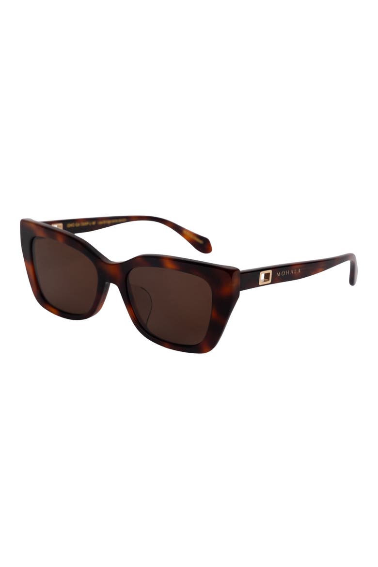 Kai 55mm Cat Eye Polarized Sunglasses, Alternate, color, CAPPUCCINO / TAN LENSES