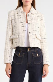 JASON WU Textured Cropped Blazer