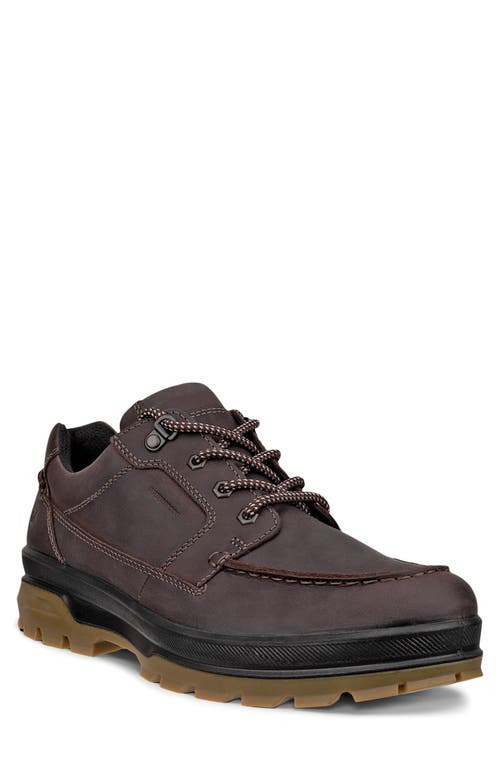 ECCO Track Waterproof Moc Toe Derby in Coffee 