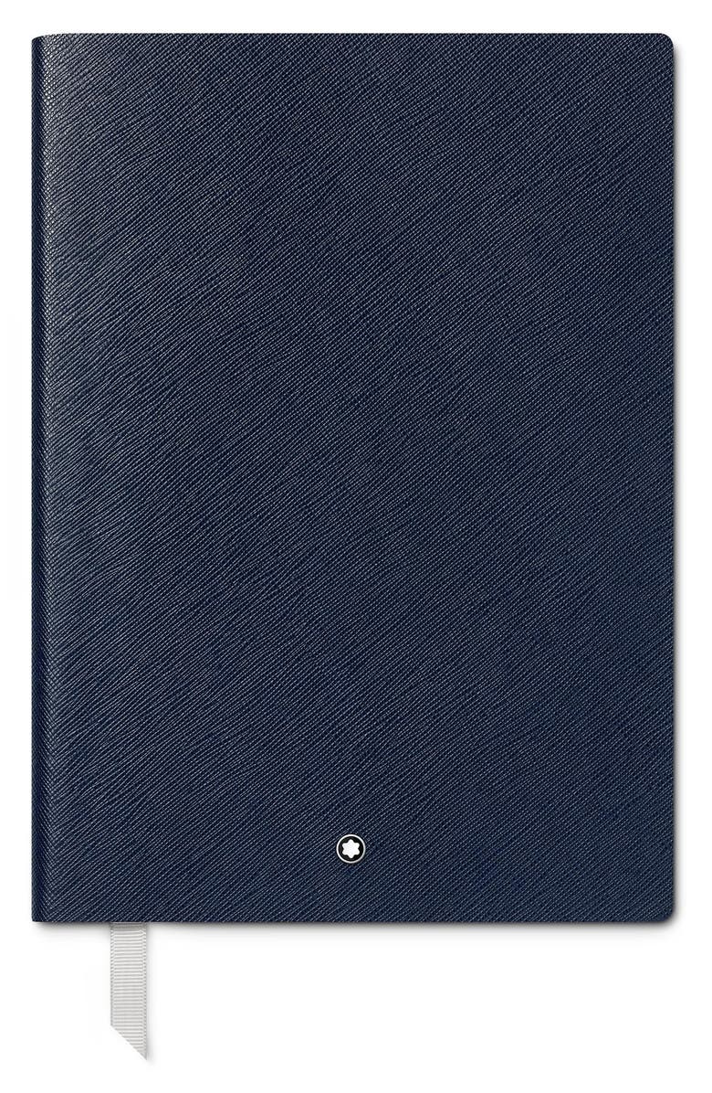 Montblanc Blue Lined Notebook, Main, color, Indigo