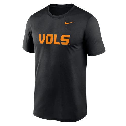 NIKE NIKE BLACK TENNESSEE VOLUNTEERS PRIMETIME LEGEND ALTERNATE LOGO T-SHIRT