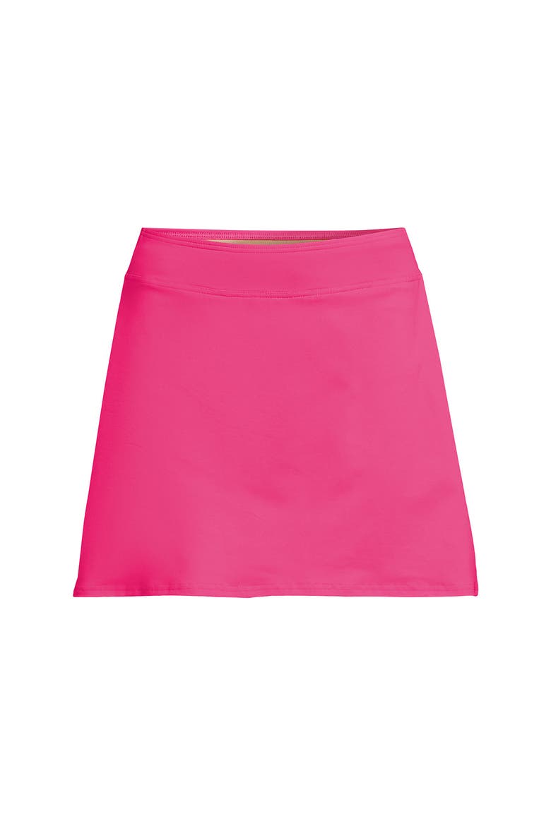 Tummy Control Skirt Swim Bottoms, Alternate, color, Pink Azalea