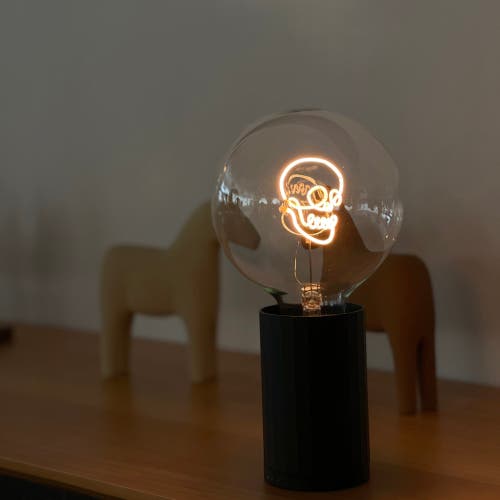 Mitb Skull Portable Table Lamp In Green