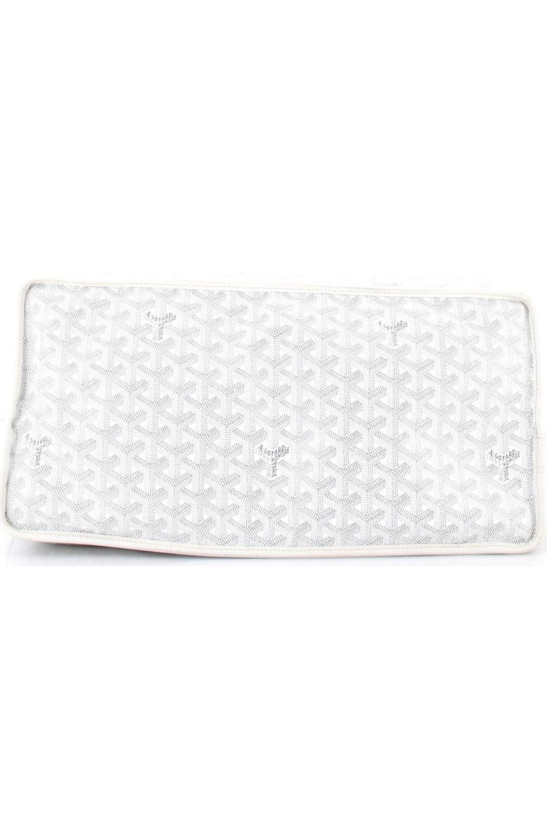 Pre-Owned Goyard Anjou Reversible Tote Coated Canvas and Toile Canvas PM, Alternate, color, White