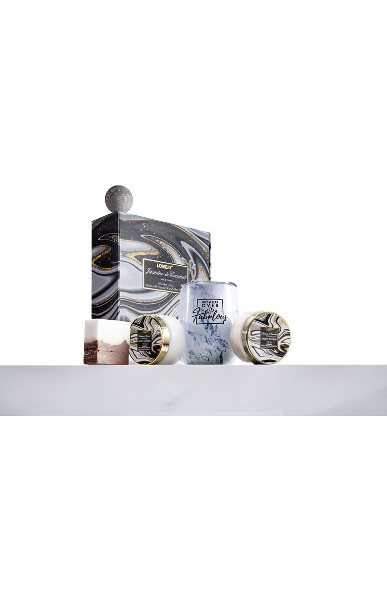 Lovery Spa Gift Box with Wine Tumbler, Alternate, color, NO COLOR