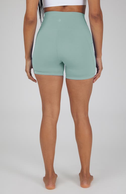 90 Degree By Reflex Assorted 2-pack Wonderlink Tribeca Bike Shorts In Chinois Green/black