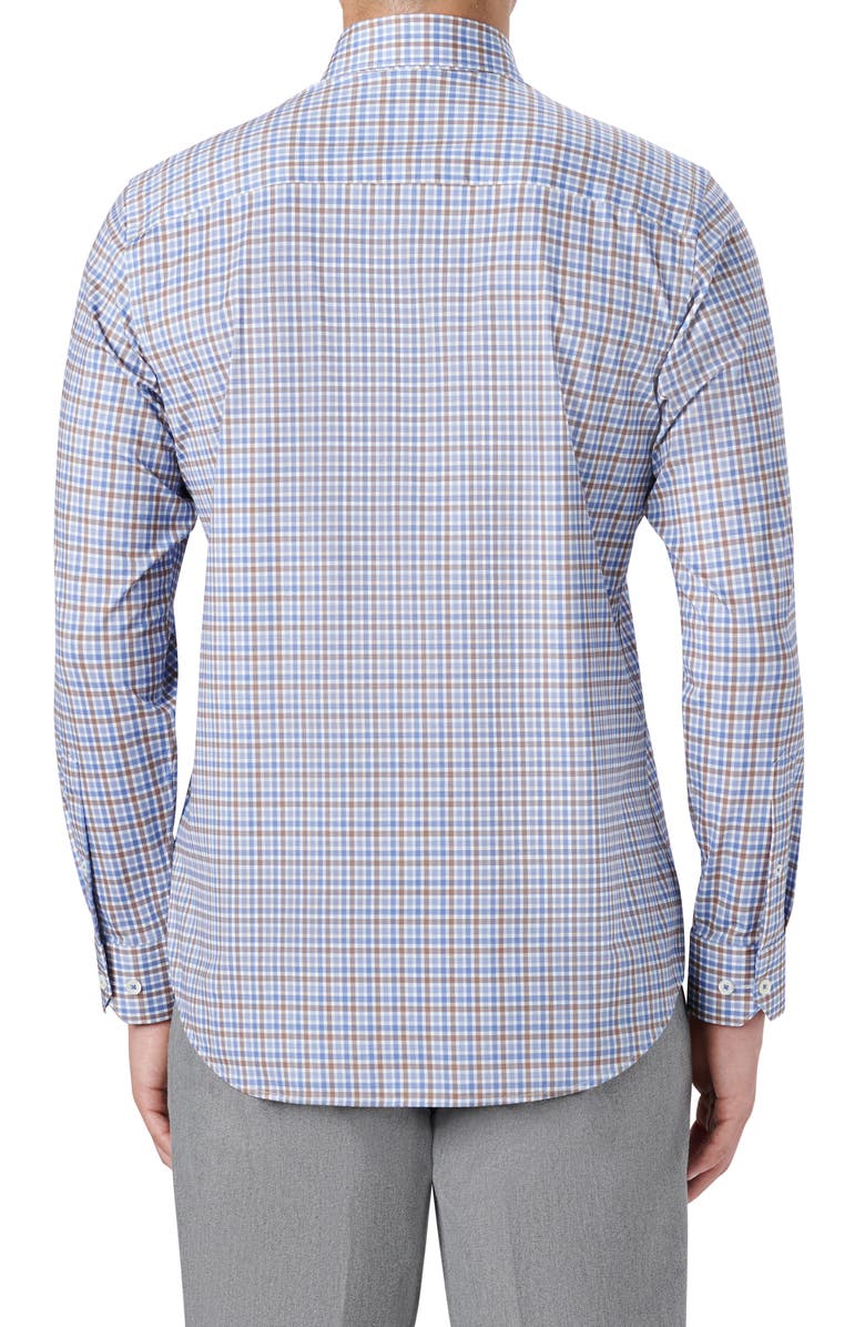 Bugatchi OoohCotton<sup>®</sup> Check Button-Up Shirt, Alternate, color, 