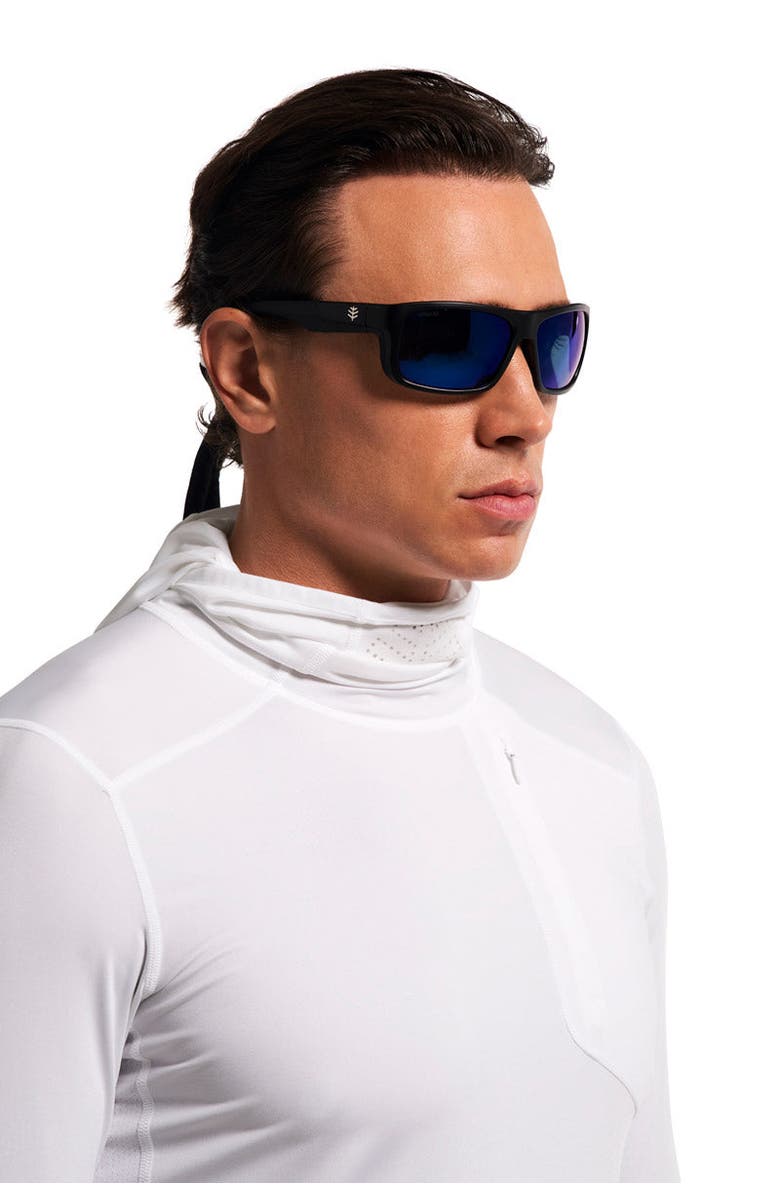 Coolibar Clearwater Flex Polarized Sunglasses, UPF 50+ Sun Protection, Alternate, color, Black