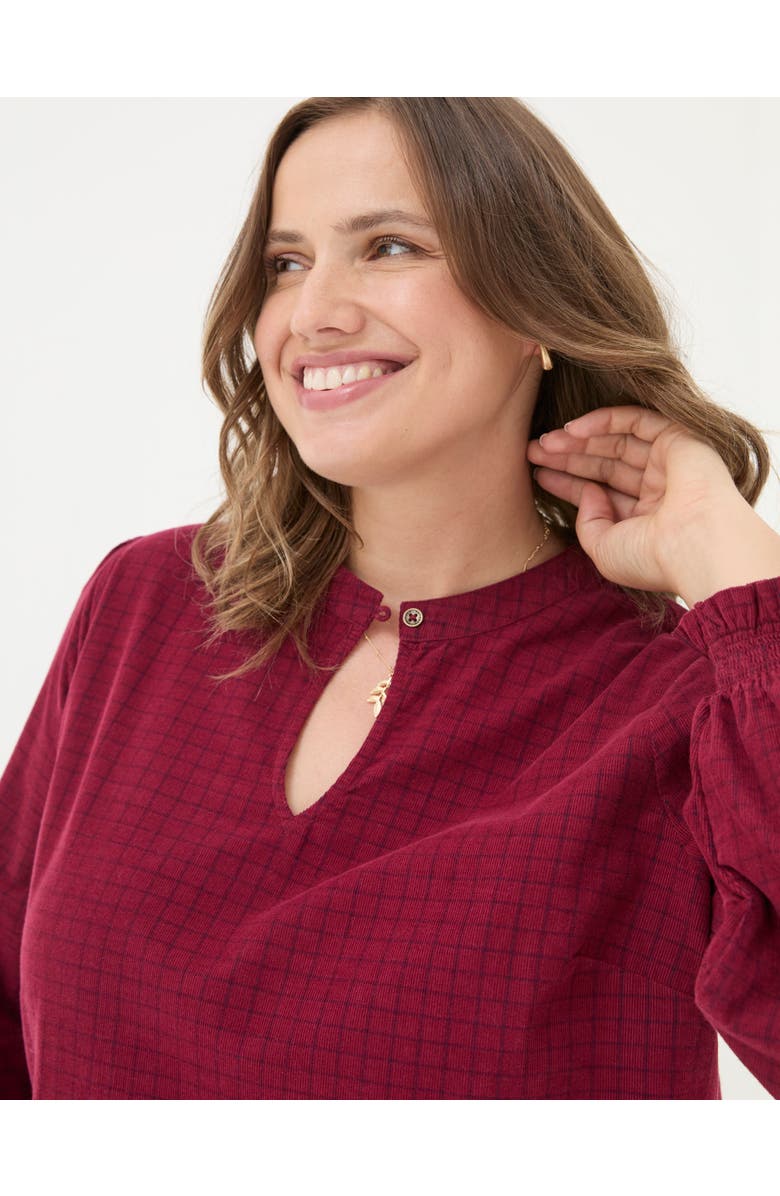 FatFace Women's Plus Size Fran Cord Check Dress, Alternate, color, 