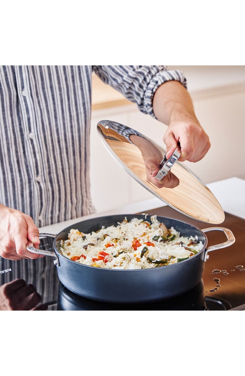 Alva Maestro Nonstick Ceramic Skillet, Alternate, color, Silver