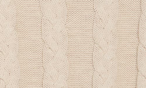 Sanctuary Cable Knit Cotton Sweater Vest In Neutral