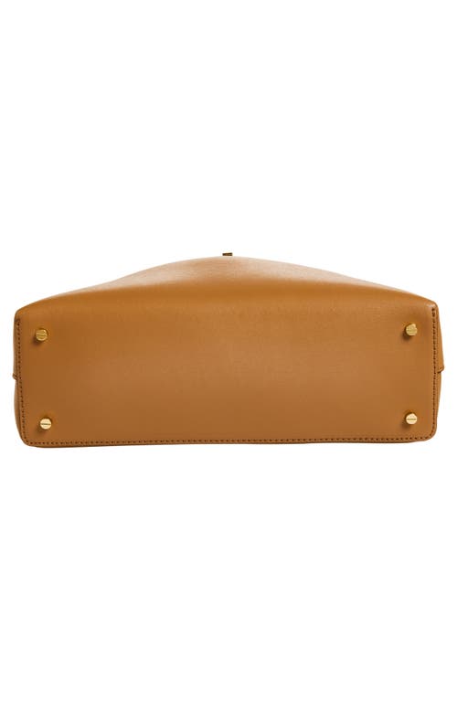 Totême Toteme Palmellata T-lock Leather Clutch Crossbody