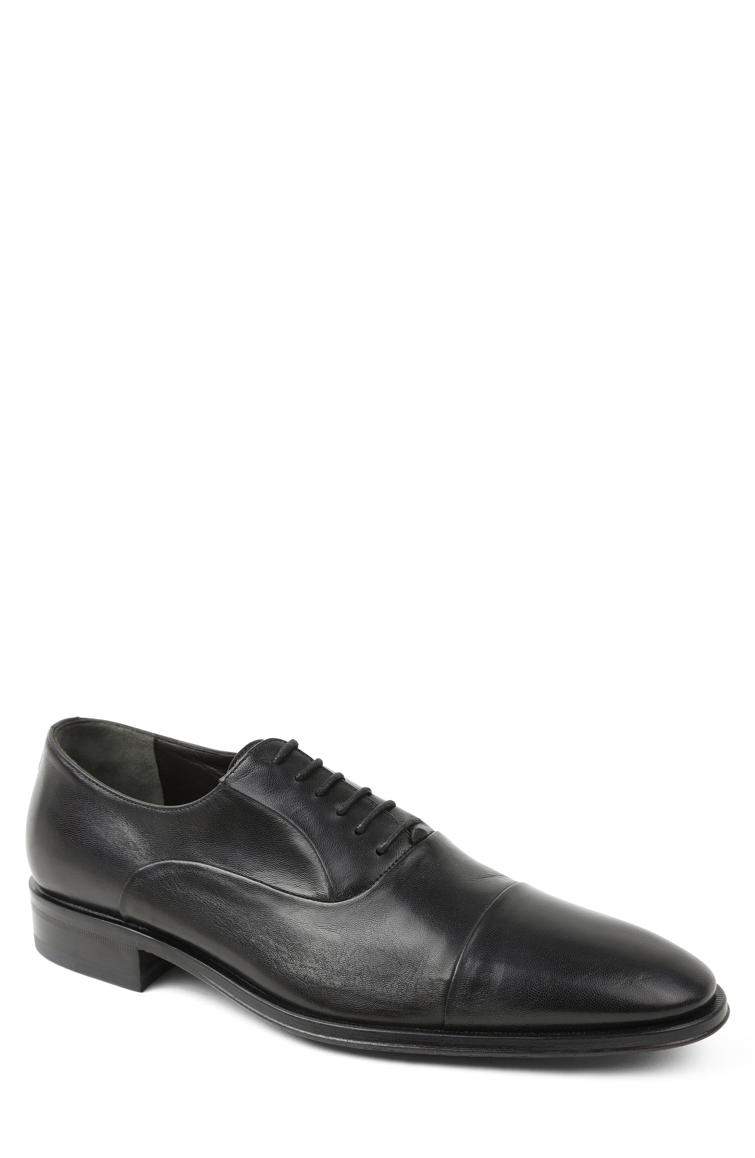 Bruno Magli Maioco Cap Toe Oxford, Main, color, Bk Leather