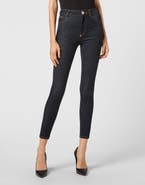 PHILIPP PLEIN Denim Skinny Trouser Skull Women