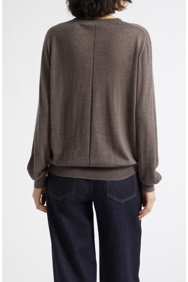 Beatrice Superfine Cashmere Sweater, Alternate, color, ASH