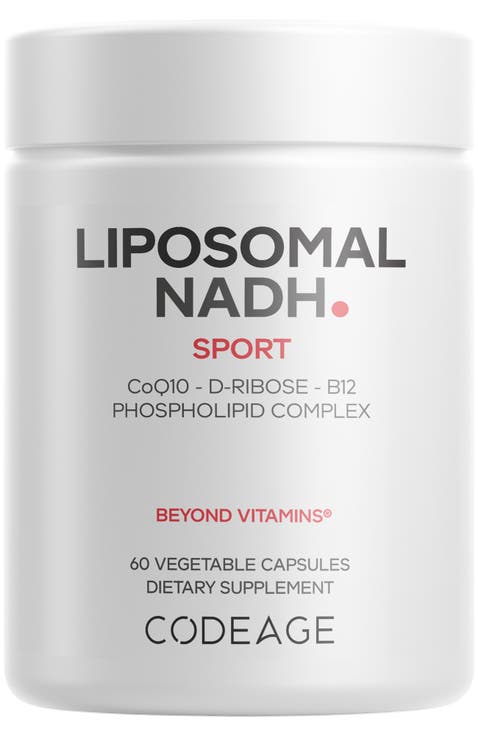 Liposomal NADH CoQ10 & Vitamin B12 Supplement