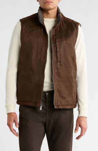 Rainforest Edgewood Fleece Lined Faux Suede Vest