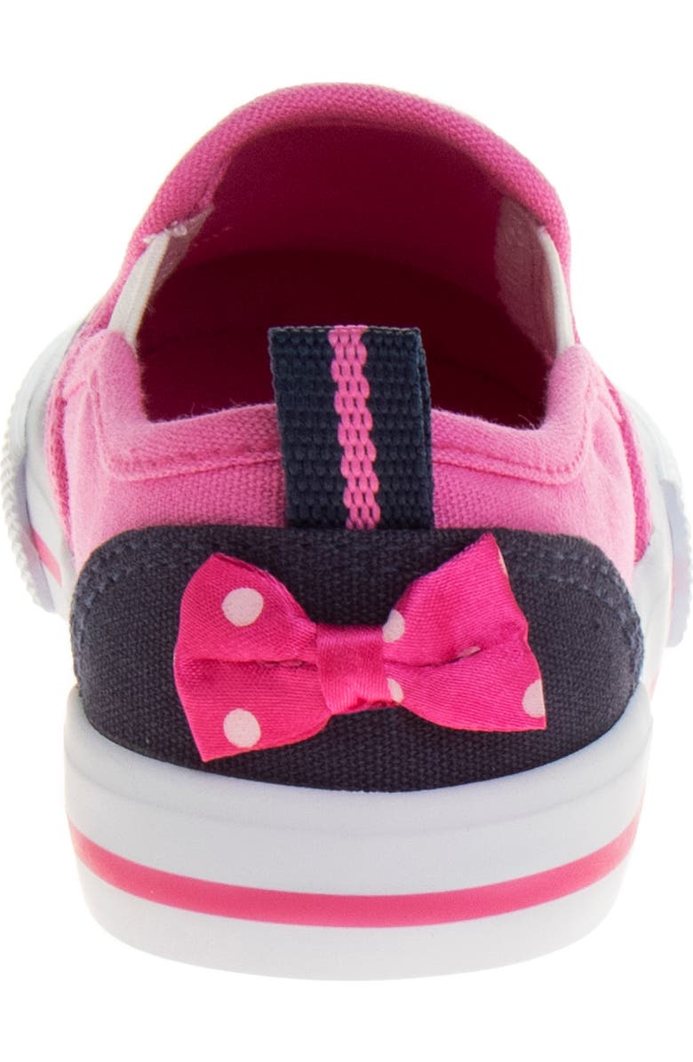 JOSMO x Disney<sup>®</sup> Kids' Minnie Mouse Slip-On Sneaker, Alternate, color, Navy/ Fuchsia