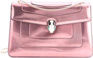 Pre-Owned Bvlgari Serpenti Forever Shoulder Bag Metallic Leather Medium