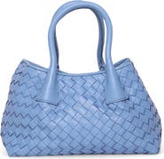 Walter Baker Alina Woven Leather Mini Tote