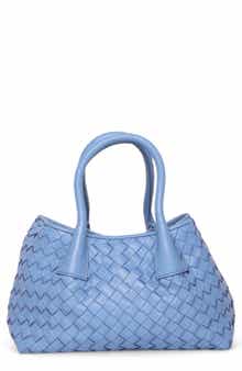 Alina Woven Leather Mini Tote