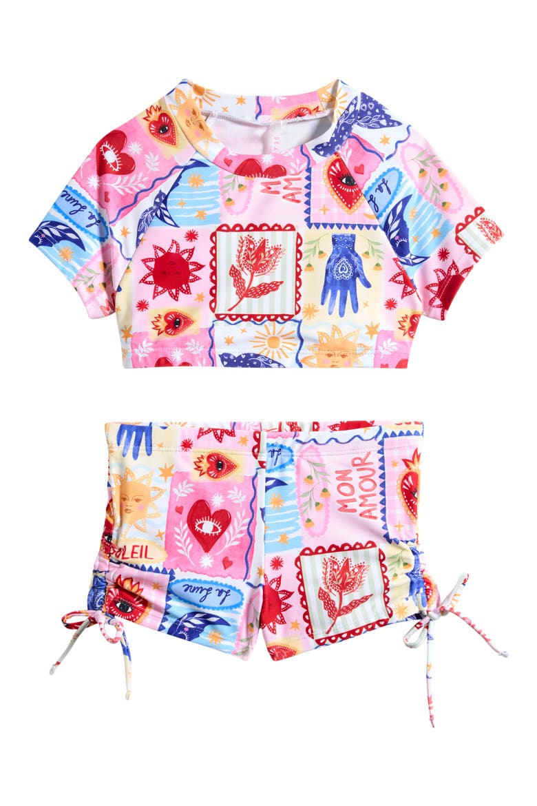 Kids' Palermo Two-Piece Swimsuit, Main, color, PALERMO