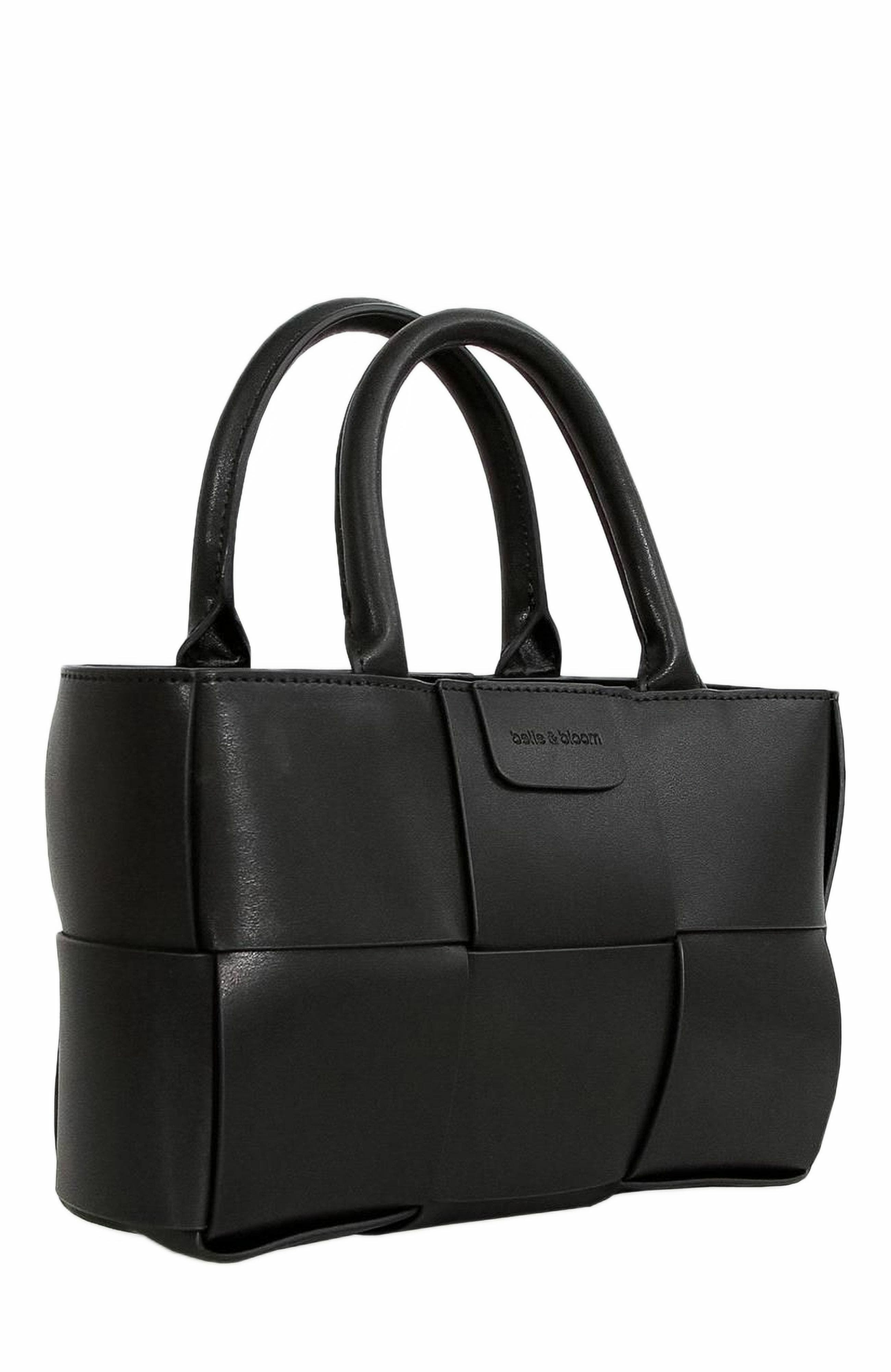 Little Love Woven Crossbody Bag, Alternate, color, Black