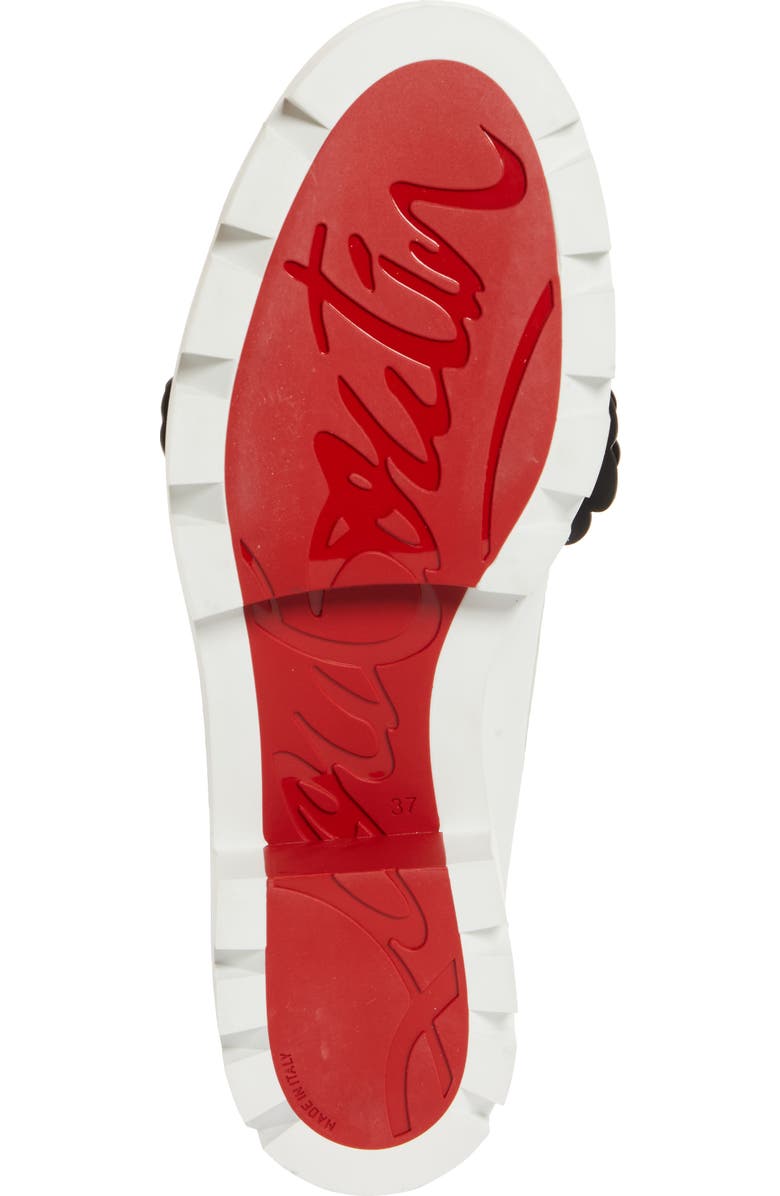 Christian Louboutin x Shun Sudo Button Flower Moc Toe Lug Loafer, Alternate, color,