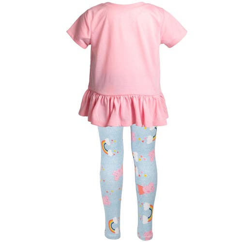 Peppa Pig T-shirt & Leggings Set In Blue