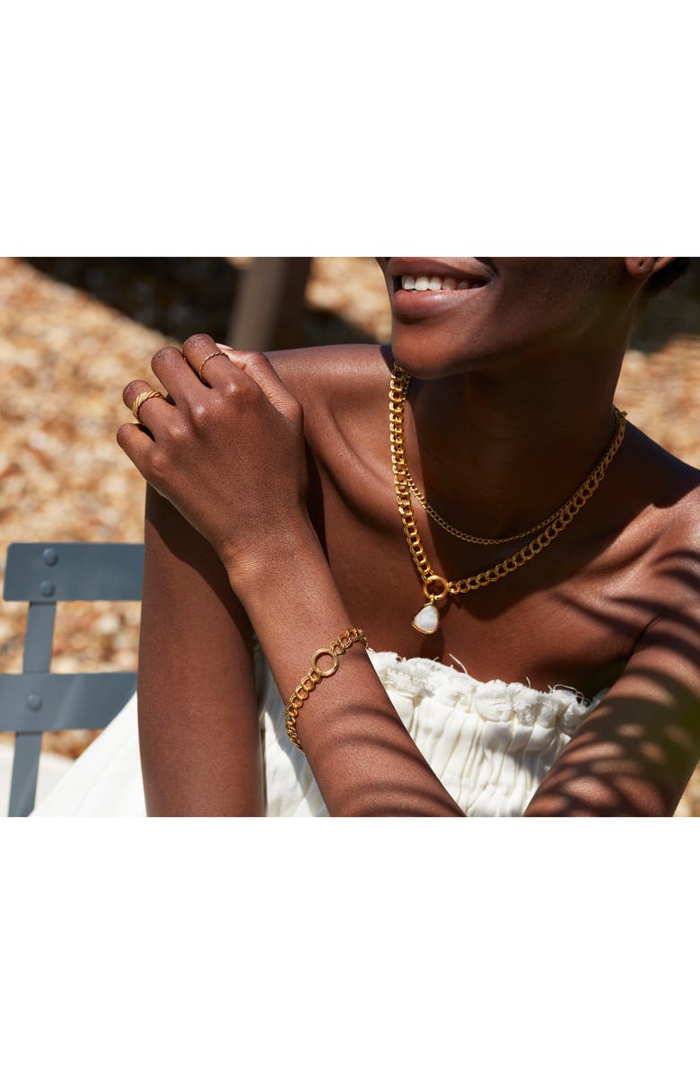 Monica Vinader Groove Curb Chain Necklace, Alternate, color,