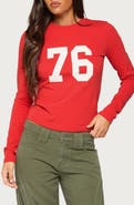 EDIKTED 76 Stretch Cotton Graphic T-Shirt
