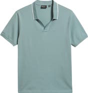 Emporio Armani Piqué Johnny Collar Polo