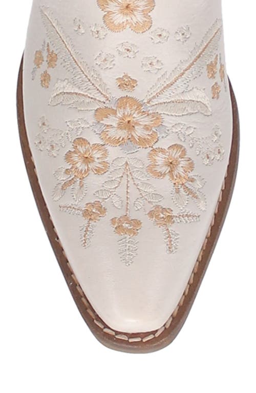 Dingo Wildflower Mule In White