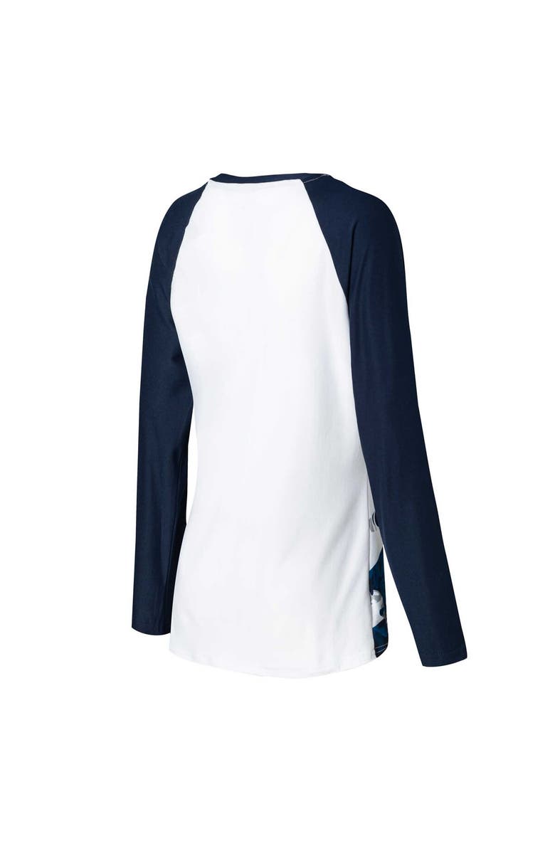 CONCEPTS SPORT Women's Concepts Sport Navy Penn State Nittany Lions Tinsel Ugly Sweater Long Sleeve T-Shirt & Pants Sleep Set, Alternate, color,