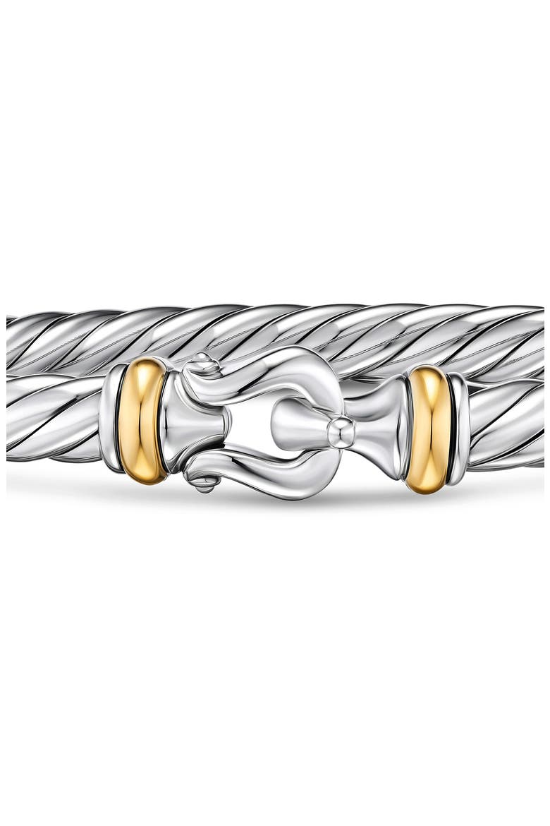 Cable Flex Buckle Bracelet, Alternate, color, SILVER