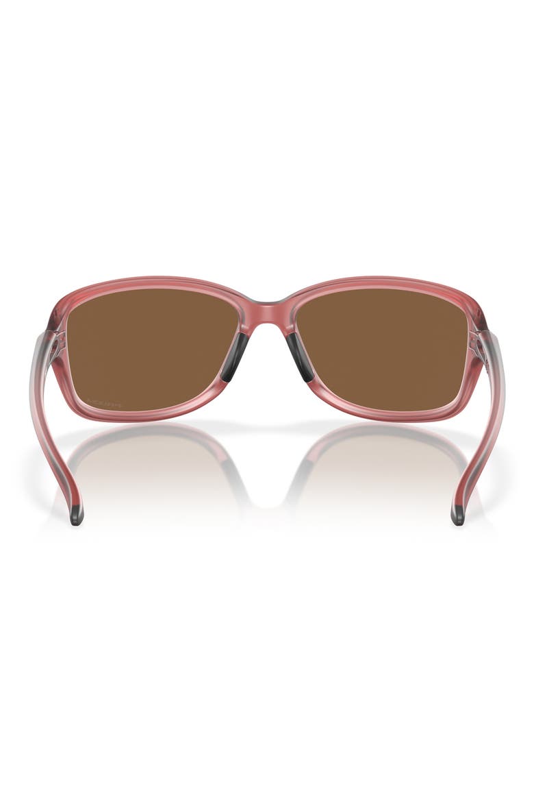 Cohort 62mm Prizm™ Oversize Rectangular Sunglasses, Alternate, color, BRONZE