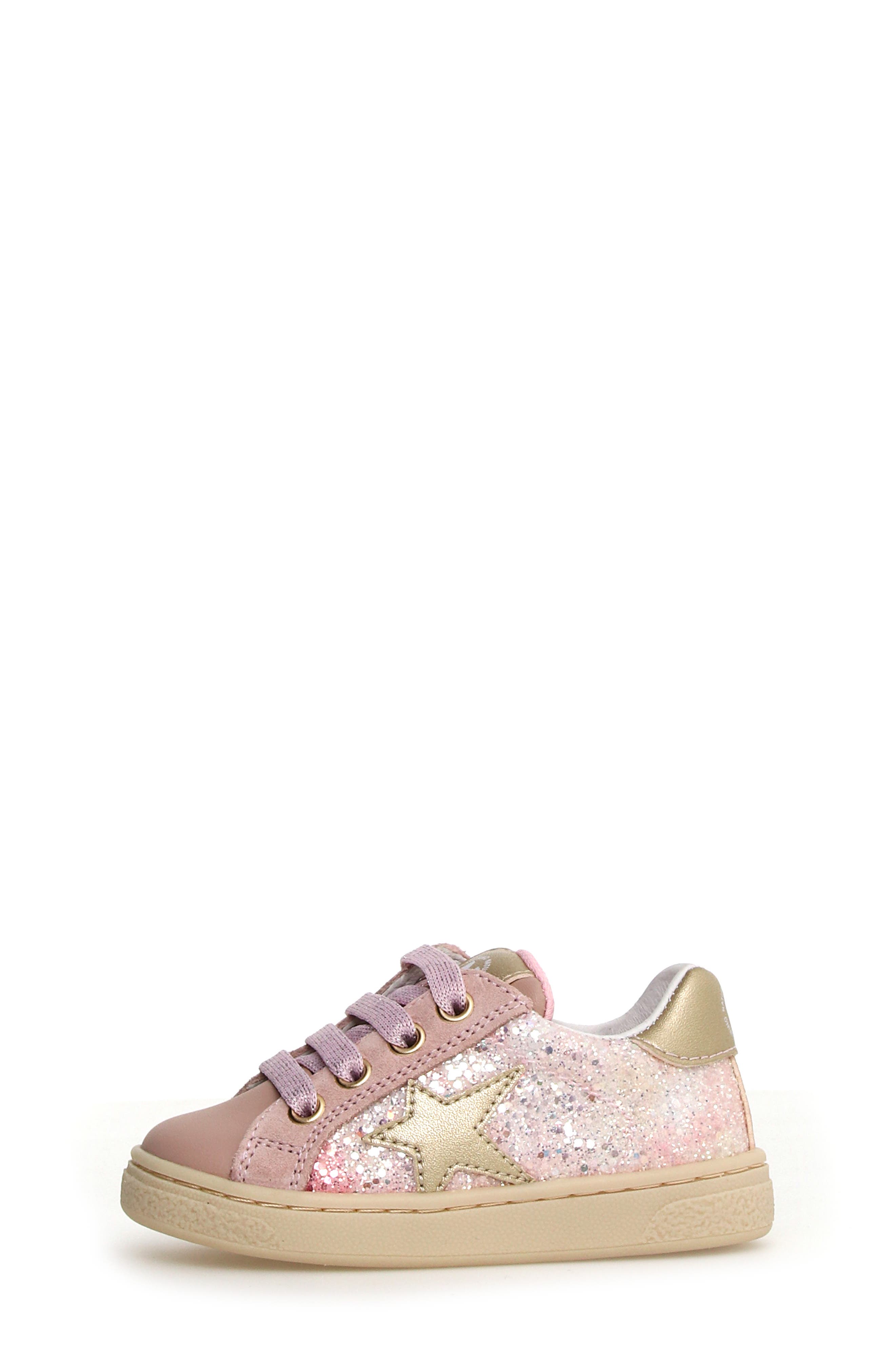 Naturino Kids' Pinn Zip Sneaker, Alternate, color, Cipria-Platinum