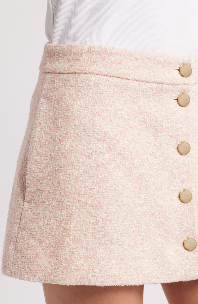 FRAME The Tweed Miniskirt, Alternate, color, Azalea Multi