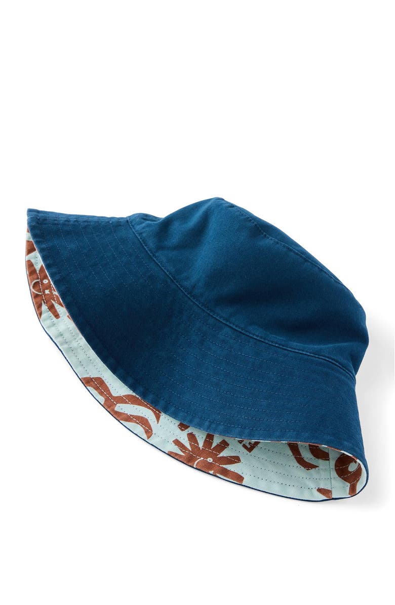 Cotton On Kids Kid's Kids Reversible Bucket Hat, Alternate, color, Deep Dive Ice Mint Palm