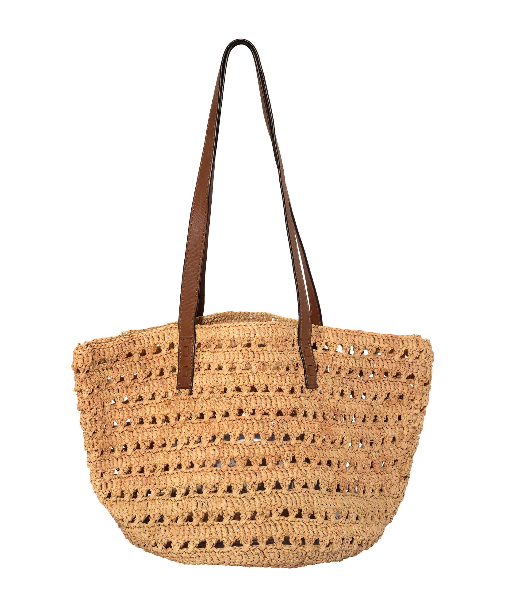 Open Stitch Everyday Tote, Main, color, Natural